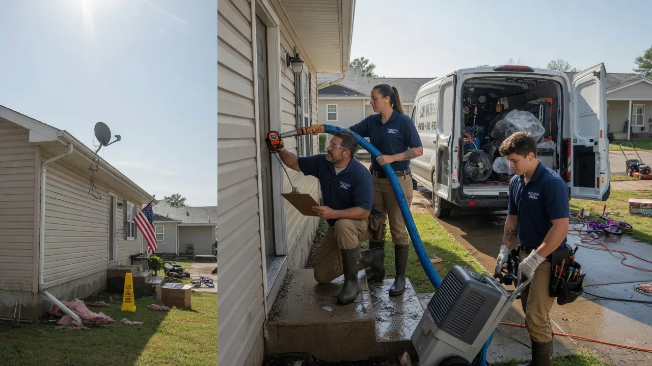 Ceiling Water Damage Restoration in Cement City, MI near me
